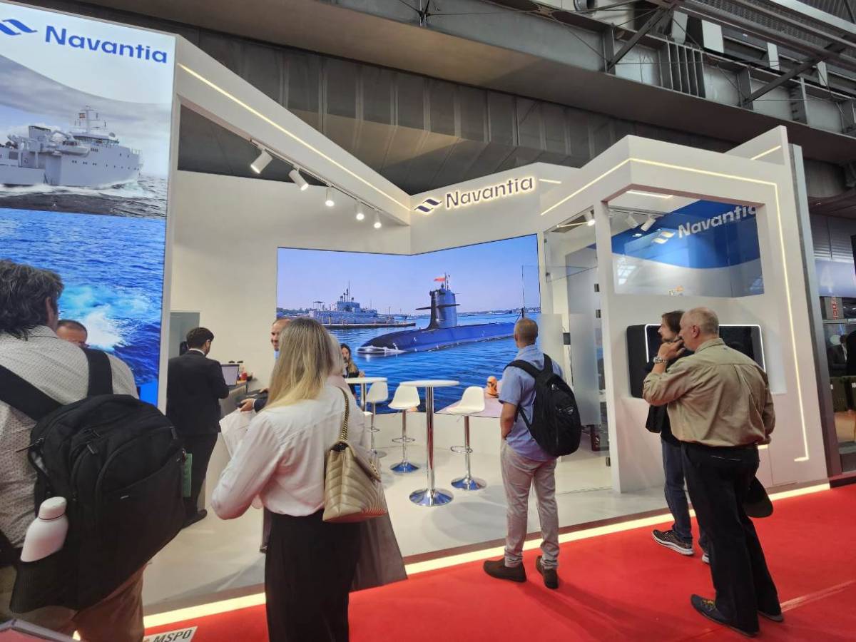 El estand de Navantia en MSPO. El estand de Navantia en MSPO.