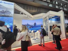 El estand de Navantia en MSPO.