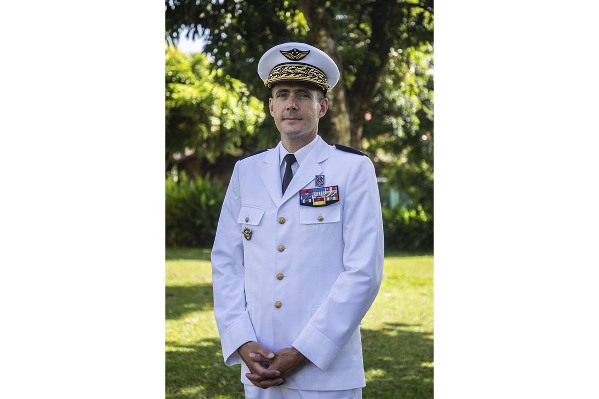El general de división del Ejército del Aire Géraud Laborie ha asumido como Comandante Superior de las Fuerzas Armadas en la Guyana Francesa. (Foto: FAG) El general de división del Ejército del Aire Géraud Laborie ha asumido como Comandante Superior de las Fuerzas Armadas en la Guyana Francesa. (Foto: FAG)