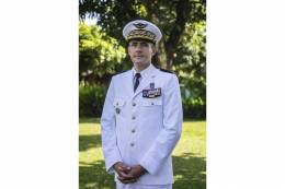 El general de divisi�n del Ej�rcito del Aire G�raud Laborie ha asumido como Comandante Superior de las Fuerzas Armadas en la Guyana Francesa. (Foto: FAG)