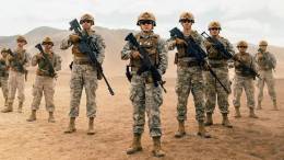 Soldados de la Fuerza Area de Chile.