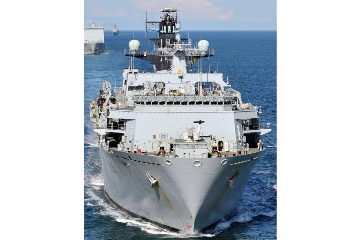 El HMS Bulwark.
