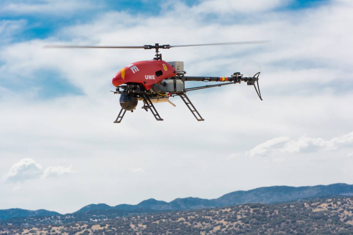 El A800 en servicio en la UME (Alpha Unmanned Systems) El A800 en servicio en la UME (Alpha Unmanned Systems)