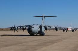 El polivalente A400M asumir en el marco del Ejrcito del Aire y del Espacio el rol SAR. (foto Julio Miz)