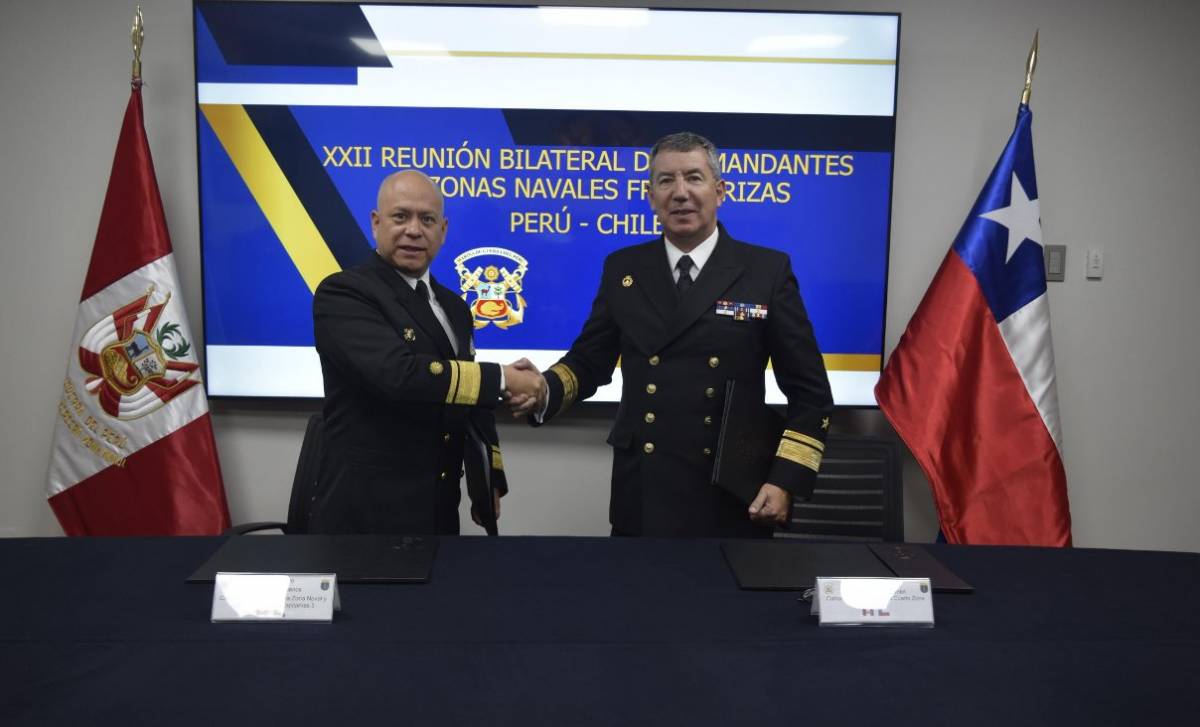 Reunin Bilateral de Zonas Navales Fronterizas entre Chile y Per.