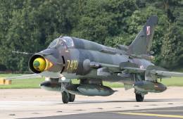 Uno de los Sukhoi Su-22M4 de la Fuerza A�rea de Polonia. (foto Mike Freer - Touchdown-aviation)