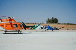 El nuevo centro de asistencia de Leonardo Helicopters en Florida. (foto: Leonardo)