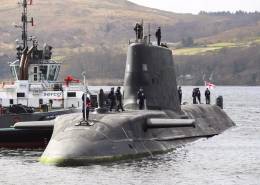 Pronto iniciar� sus pruebas finales el HMS Agamemnon, el sexto de los submarinos nucleares de ataque de la Royal Navy. (Royal Navy)