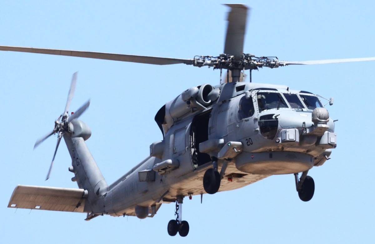 Uno de los MH-60R del Escuadrón HSM-79 “Griffins” de la US Navy. (foto Julio Maiz) Uno de los MH-60R del Escuadrón HSM-79 “Griffins” de la US Navy. (foto Julio Maiz)