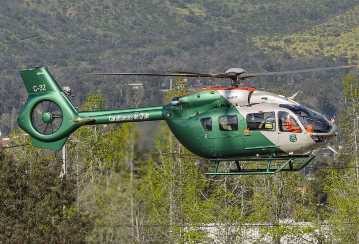 El nuevo H145 de Carabineros de Chile.