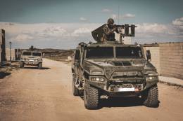 Efectivos del Batalln Filipinas en ejercicios.