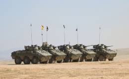 Vehculos blindados VEC en San Gregorio (Ejrcito de Tierra)