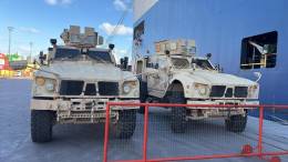 Recepci�n de los nuevos veh�culos Okosh.