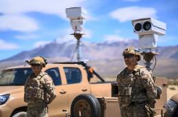 Efectivos del Ej�rcito de Chile que participan en el control de fronteras.
