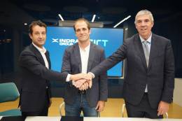 Firma del acuerdo entre Indra Group y  Sirt.