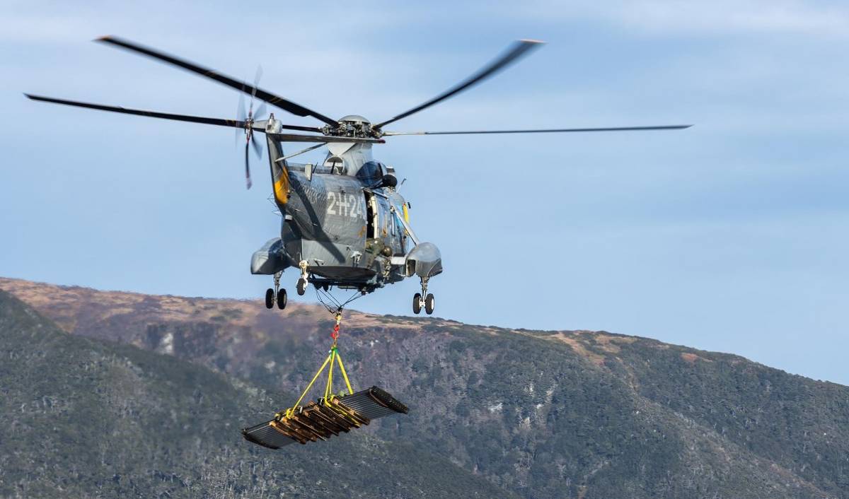 Algunos puestos son reabastecidos por medio aereo mas especificamente con helicopteros Sea King. Algunos puestos son reabastecidos por medio aereo mas especificamente con helicopteros Sea King.