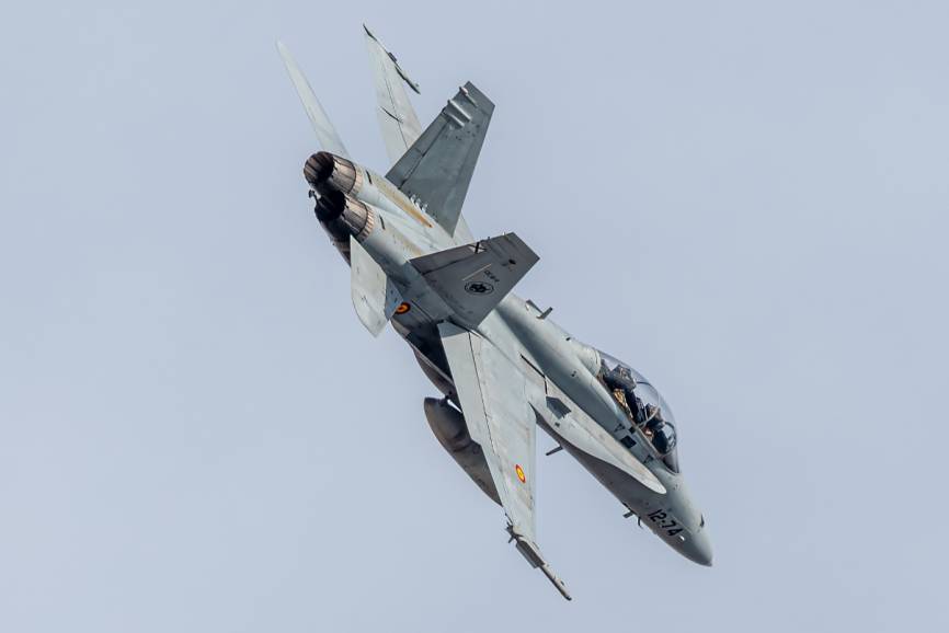 Rotura de formación F18 ALA15 (Foto: Nestor Trujillo).