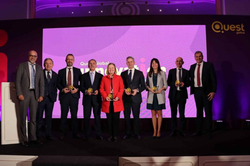 Entrega de premios de la edición 2024 Innovation Awards de Quest Global. Entrega de premios de la edición 2024 Innovation Awards de Quest Global.