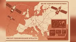 Imagen de satlites generada con IA.