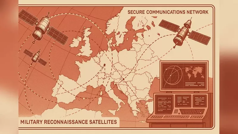 Imagen de satélites generada con IA. Imagen de satélites generada con IA.