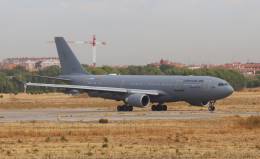 El que ser el segundo A330-200 MRTT del Ejrcito del Aire y del Espacio en la Base Area de Getafe. (Foto Julio Maiz)