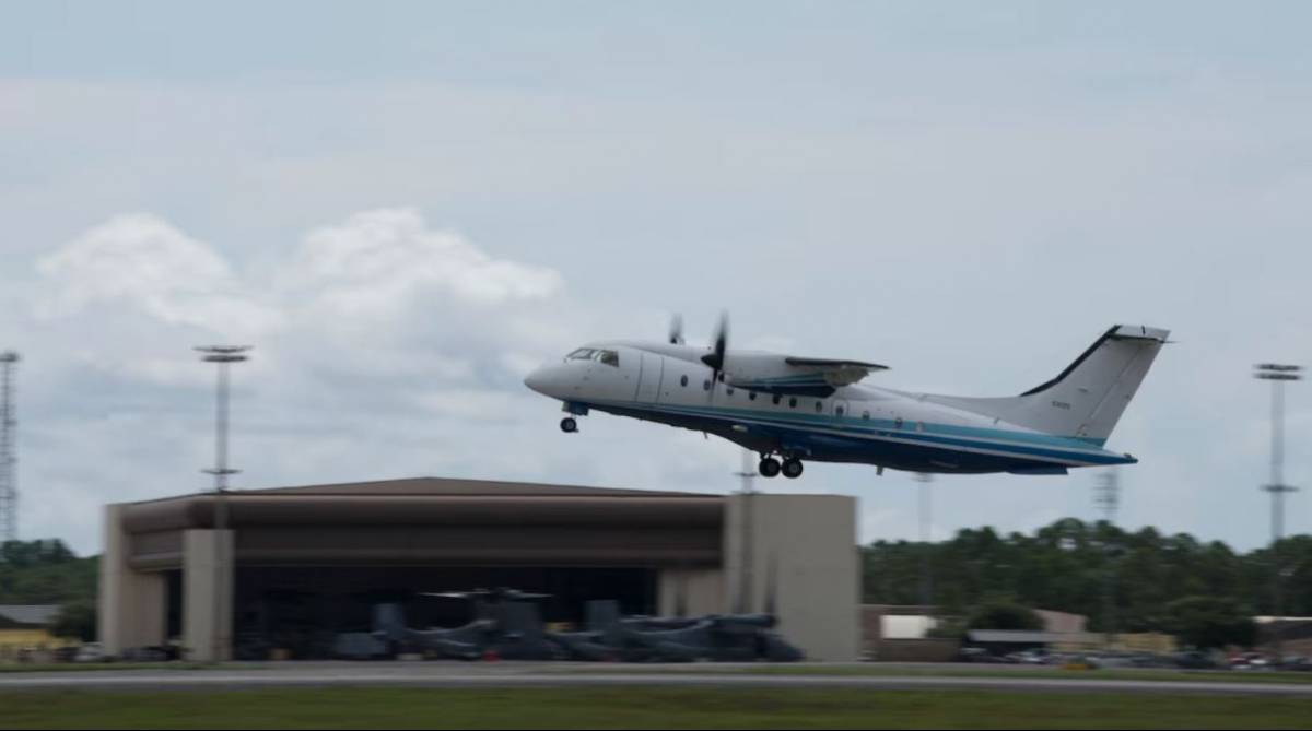 Un C-146A Wolfhound del 524. Escuadrn de Operaciones Especiales despega desde Hurlburt Field. (Crditos: USAF)