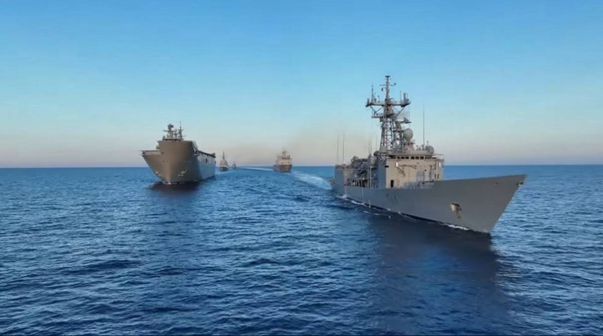 Buques de la Armada en el despliegue ‘Dédalo 25’. (foto: Armada) Buques de la Armada en el despliegue ‘Dédalo 25’. (foto: Armada)