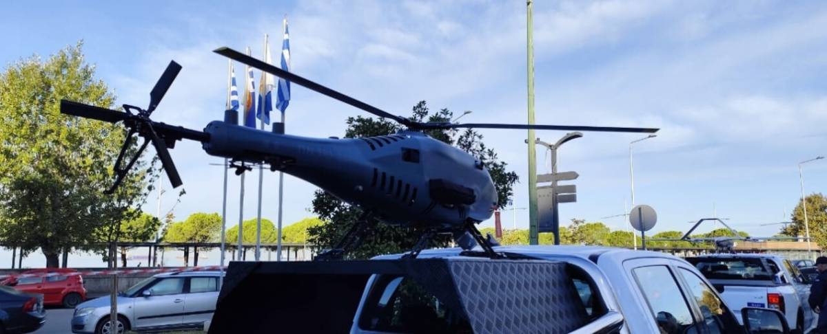 El A900 durante el desfile (Alpha Unmanned Systems) El A900 durante el desfile (Alpha Unmanned Systems)