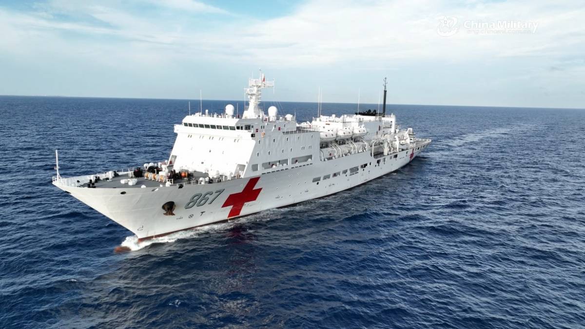 El buque hospital Silk Road Ark 867 de la Armada del Ejército Popular de Liberación de China. (Créditos: EPL) El buque hospital Silk Road Ark 867 de la Armada del Ejército Popular de Liberación de China. (Créditos: EPL)