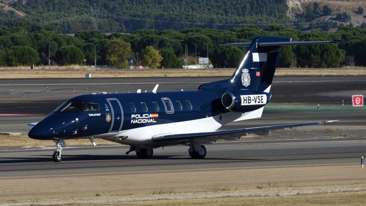 El nuevo PC-24 que operará la Unidad Aérea de Policía Nacional. (Foto Antonio Camarasa) El nuevo PC-24 que operará la Unidad Aérea de Policía Nacional. (Foto Antonio Camarasa)