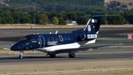 El nuevo PC-24 que operar la Unidad Area de Polica Nacional. (Foto Antonio Camarasa)