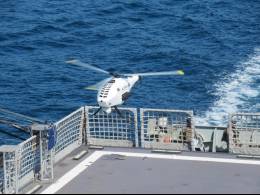 El A900 sobre la cubierta de un BAM construido por Navantia (AUS)