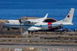 Uno de los nuevos C295 MSA angoleo aterrizando en Gando. (foto Antonio Rodrguez Santana)