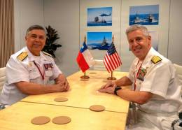 Reunin de ambos Almirantes.
