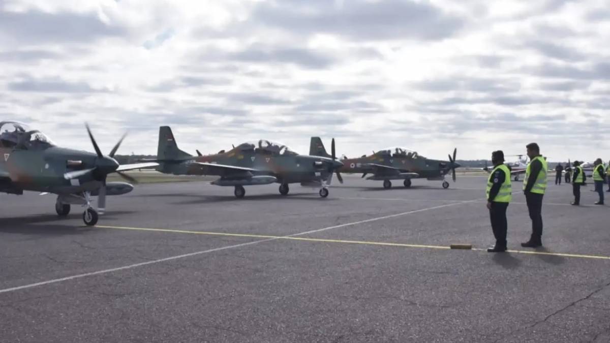 Aviones Tucano de la Fuerza Aérea Paraguaya. Aviones Tucano de la Fuerza Aérea Paraguaya.