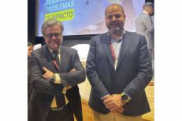 Antonio Navarro, presidente ejecutivo de Miriad Global y Javier Robles director general de la lnea de negocio Miriad Systems (Funditec)