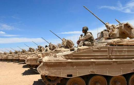 Blindados Marder 1A3 del Ejrcito de Chile.