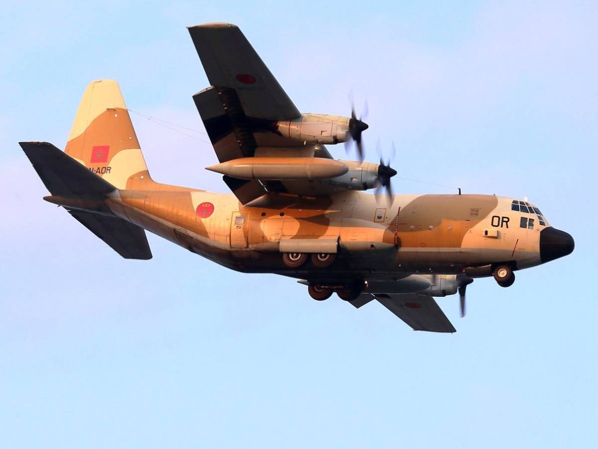 Un C-130H Hrcules de Marruecos.