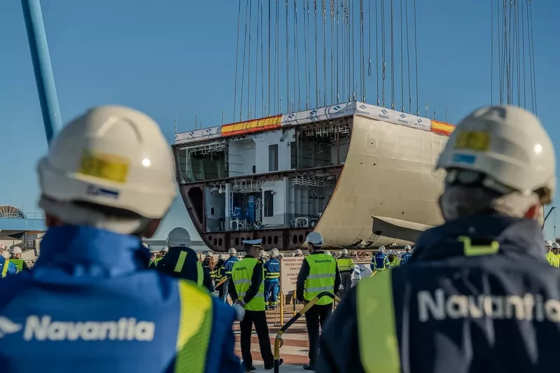 Navantia pone la quilla al BAM-IS, Buque de Acción Marítima de Intervención Subacuática, para la Armada. Navantia pone la quilla al BAM-IS, Buque de Acción Marítima de Intervención Subacuática, para la Armada.