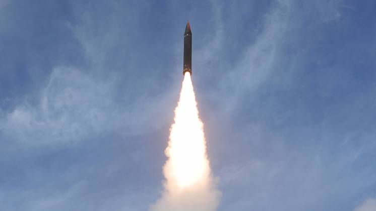 Lanzamiento de un interceptor Arrow 3 (IAI)