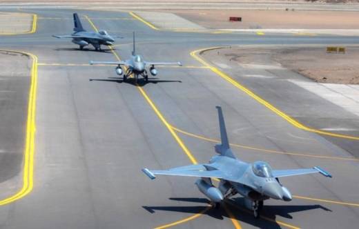 F-16 MLU Fighting Falcon de la Fuerza Area de Chile (FACh) Salitre 2022, Base Area Cerro Moreno Antofagasta 