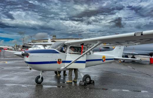 Cessna 172 Skyhawk (FAC2481) de la Fuerza Aeroespacial Colombiana (foto: Carlos Vanegas)