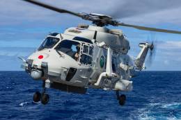 Uno de los NH90 NFH de Pa�ses Bajos operando en el ejercicio RIMPAC 2024. (foto KLu Cristian Schrik)