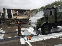 Sistema de descontaminaci�n (Hispano Vema)