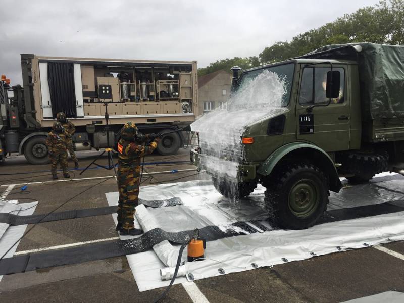 Sistema de descontaminación (Hispano Vema) Sistema de descontaminación (Hispano Vema)