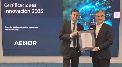 Indra Group recibe la certificaci�n ISO 56001 por su modelo de gestión de la Innovación. Foto: Indra