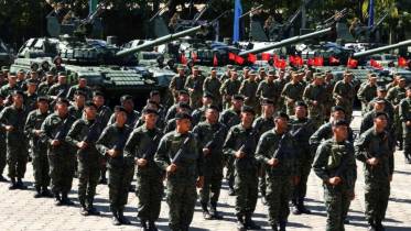 Tropas y blindados del Ej�rcito Nicarag�ense durante una parada militar. (Cr�ditos: Ej�rcito de Nicaragua) 