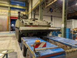 El 8x8 en las instalaciones de Trubia (GDELS � SBS)