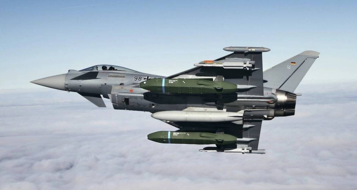 Pruebas de integraci�n en Alemania del misil �Taurus� KEPD 350 en el Eurofighter. (foto Taurus Systems GmbH)