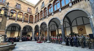 Celebraci�n de la Pascua Militar en el Palacio de Capitan�a General de Barcelona. (Octavio D�ez C�mara)